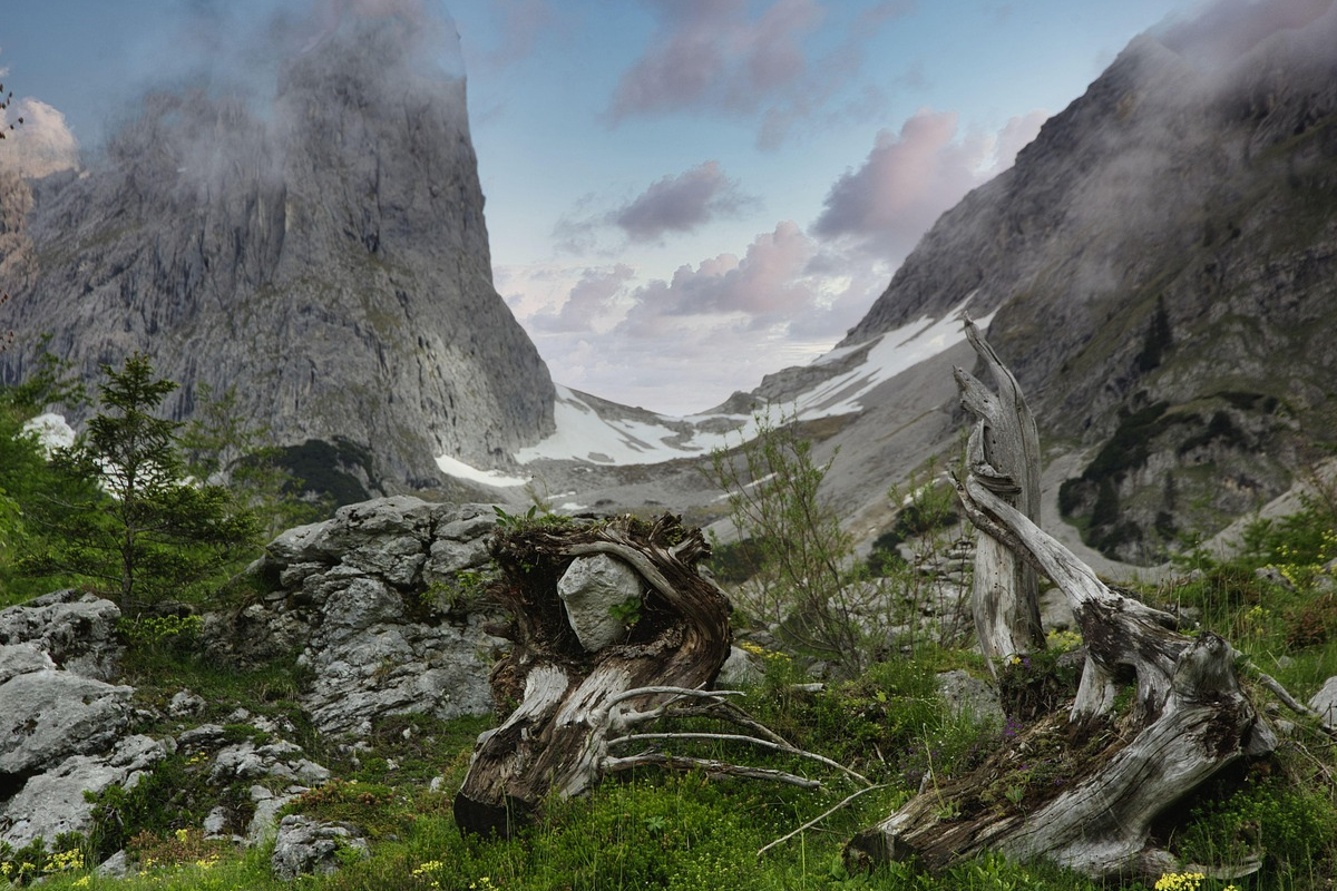 Travelers preparing for their journey